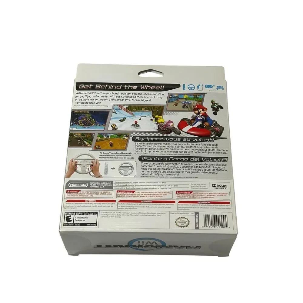 Mario Kart Nintendo Wii with Wheel - NEW BOX FACTORY SEALED (MINT BOX RARE FIND)